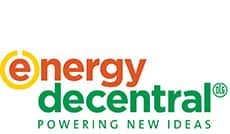 Schriftzug zu energy decentral