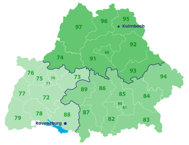 serviceregionen der Energas GmbH